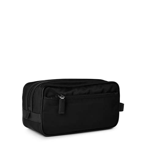 prada large nylon beauty pouch with contrast lining|Prada nylon purses black.